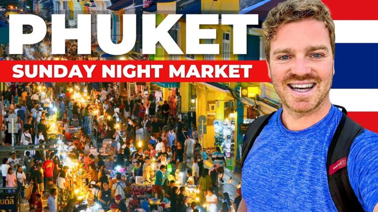 PHUKET SUNDAY NIGHT MARKET 🇹🇭 Top Street Food In Phuket Old Town Market