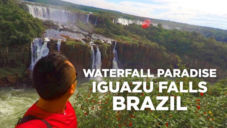 Waterfall Paradise at Iguazu Falls Brazil with @tommytravelz