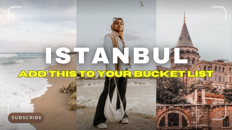 Why Istanbul Should Be on Your Bucket List – Travel Video