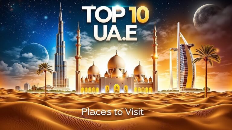 Top 10 Must-Visit Places in United Arab Emirates 🇦🇪 | Dubai, Abu Dhabi & More! #uae #travelguide