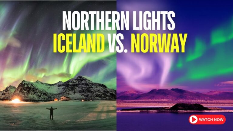 The Best Places to See the Northern Lights – Iceland vs. Norway! – Travel Video