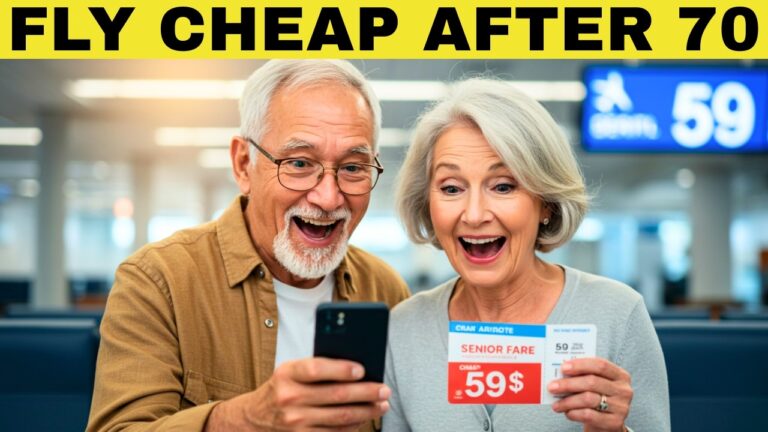 11 Secret Perks Airlines Hide from Seniors Over 70