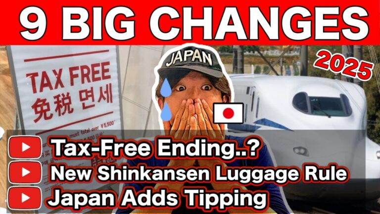 Japan Has Changed | Top 9 New Things to Know Before Traveling to Japan in 2025 |Tax-Free Ending, etc