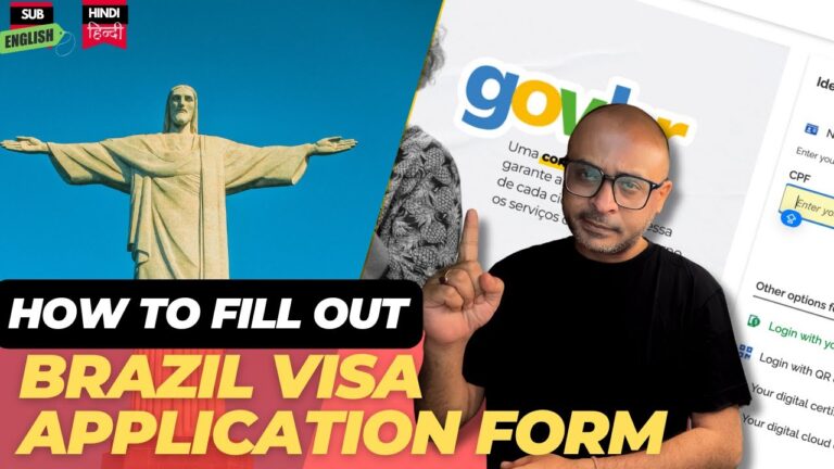 Brazil Visa Online Apply Kaise Kare Step by Step Guide 2025 | Brazil Visa Form Kaise Bharein?
