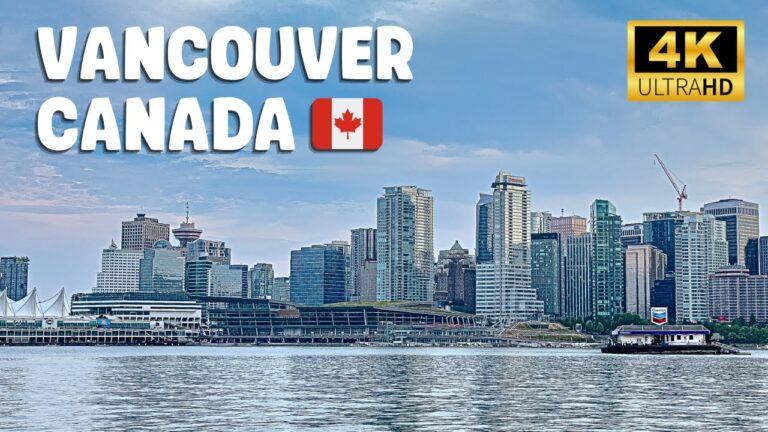 🇨🇦 VANCOUVER CANADA Lovely City Tour [4k Video]