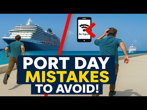 Avoid these common cruise port mistakes to keep your vacation stress-free, smooth, and unforgettable