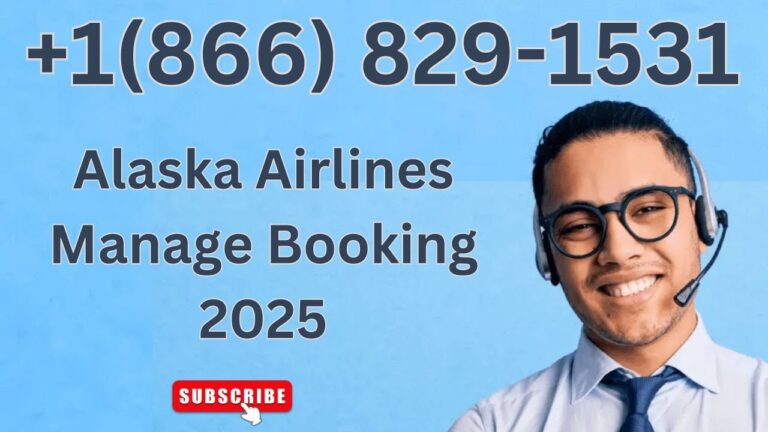 Alaska Airlines Manage Booking: Call (866)829-1531 to ChangeAlaska Airlines Flights (EASY!