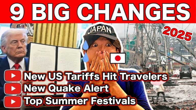 Japan Has Changed | Top 9 New Things to Know Before Traveling to Japan in 2025 | Quake Alert, etc