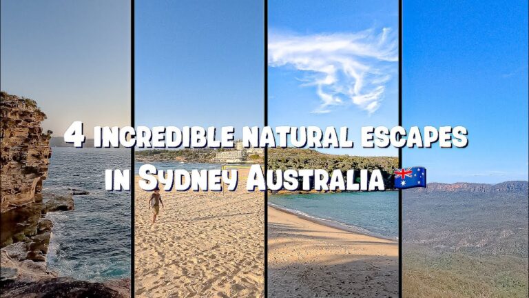 🇦🇺 4 Incredible Natural Escapes in Sydney Australia [4k video]