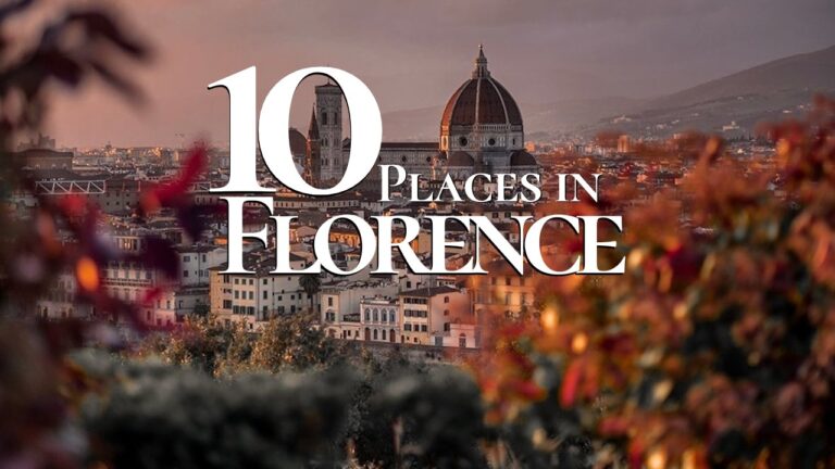 10 Most Beautiful Places to Visit in Florence Italy 4K 🇮🇹 | Florence Travel Guide