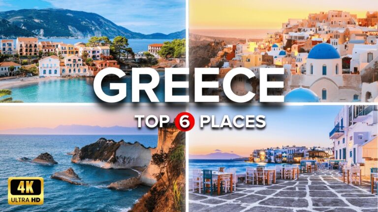 6 Best Places to Visit in Greece – Travel Guide 4K