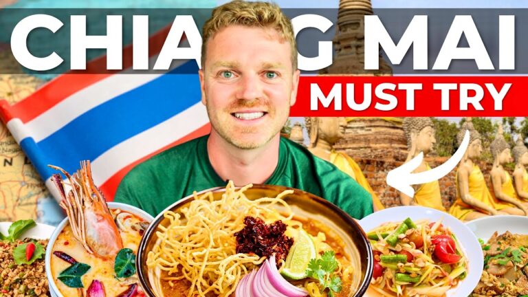 21 BEST THAI STREET FOOD You MUST TRY When You Visit CHIANG MAI