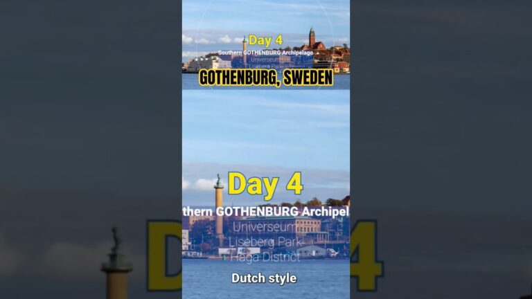 A day in GOTHENBURG, Sweden #shorts  #travel #sweden