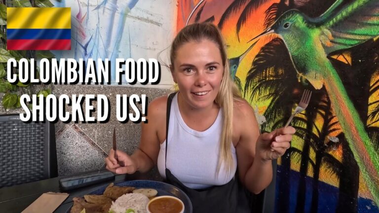 We Try LOCAL COLOMBIAN Food for the First Time… WOW! 🇨🇴