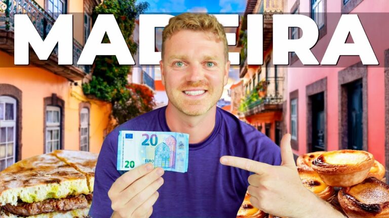 €20 Madeira Food Challenge 🇵🇹 How Much Can I Eat in Funchal on a Budget?