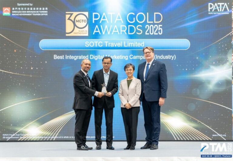 SOTC Travel Wins Best Integrated Marketing Campaign at PATA Gold Awards 2025 for Promoting Domestic Tourism in India