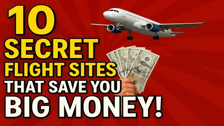 10 Secret Flight Sites That Save You Big Money!