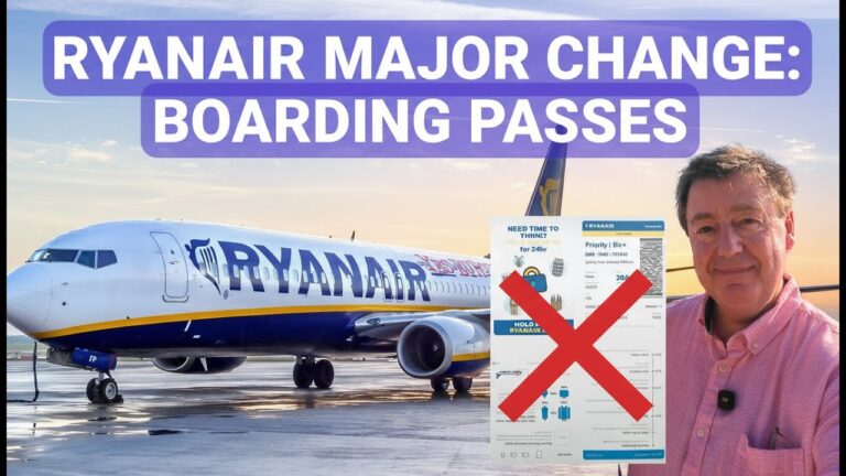 RYANAIR Boarding Pass Rule Change: Don’t Get Caught Out UK and EUROPE