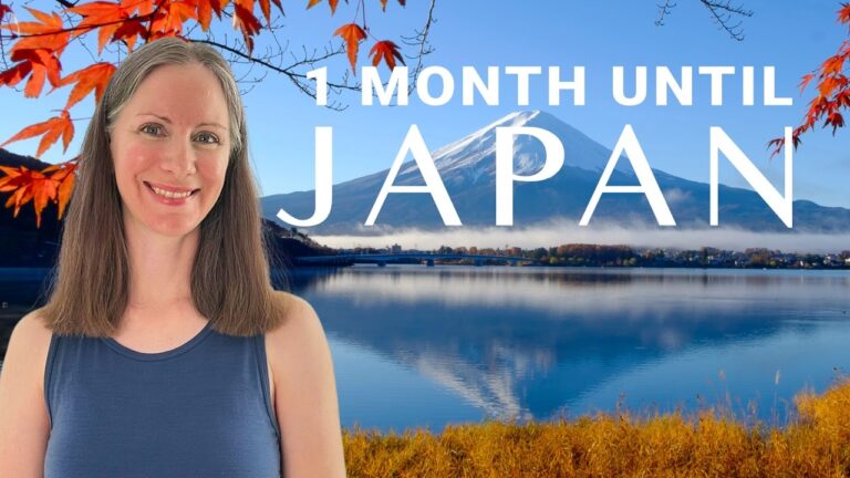 One Month Until Visiting Tokyo Japan CHECKLIST