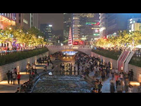 평화로운 ‘청계천’의 과거와 현재 탐방/The Restored Cheonggyecheon & the Quality of Life in Seoul