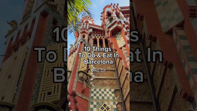Top 10 things to do in Barcelona! 🇪🇸