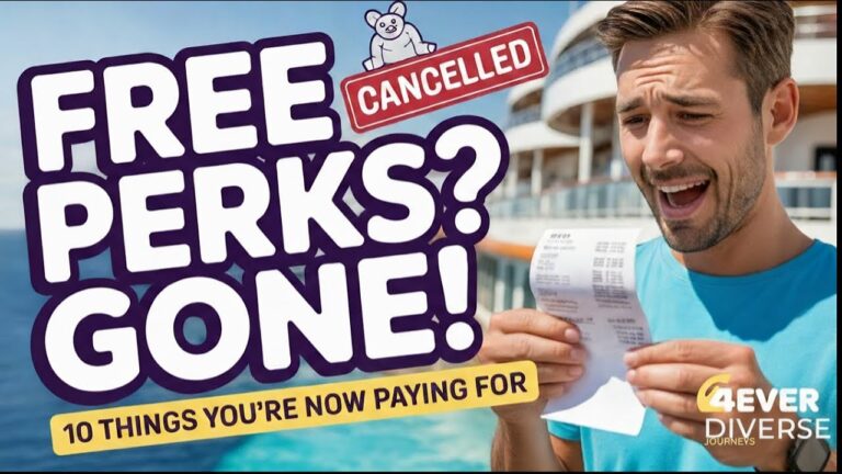 10 FREE Things You WON’T Find on Cruise Ships Anymore – Surprising Changes at Sea!