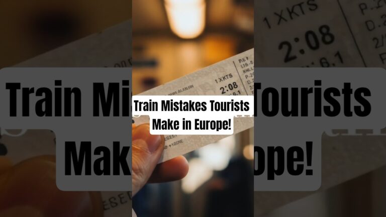 Biggest Train Mistakes Tourists Make in Europe 🚆⚠️