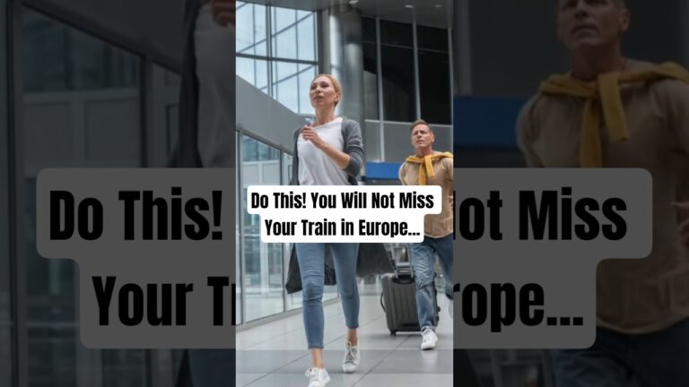 Don’t Miss Your Train in Europe 🚆 Biggest Mistake Tourists Make!