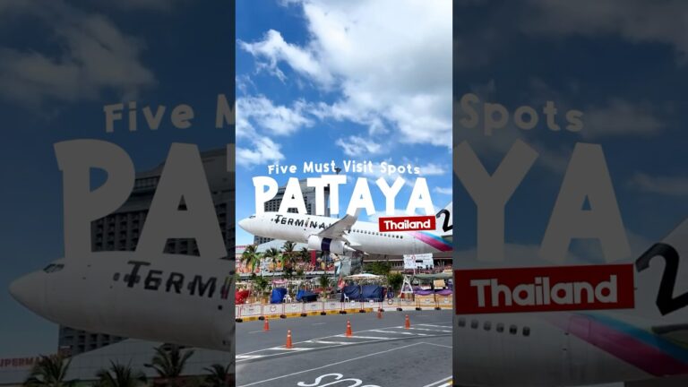 🌴 Top 5 Must-Visit Places in Pattaya, Thailand! 🇹🇭 #travel #asiantravel