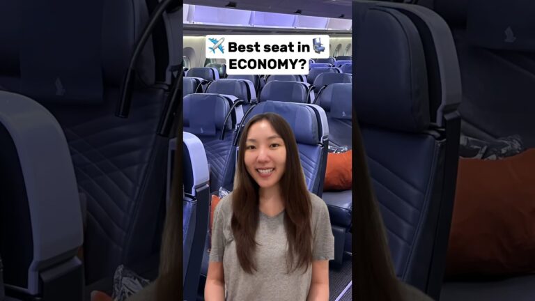 Calculating the Best Economy Seat on a Plane‍✈️