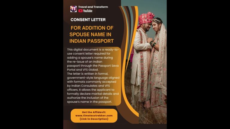 Add your spouse’s name on your passport #indianpassportrenewal