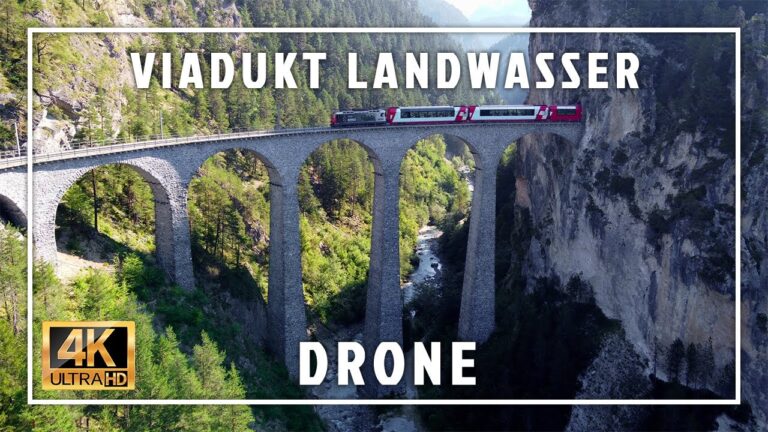 Viadotto Landwasser | Svizzera 4K Drone